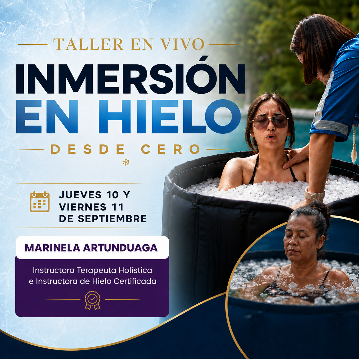 Inmersión en Hielo Desde Cero · Taller con Marinela Artunduaga