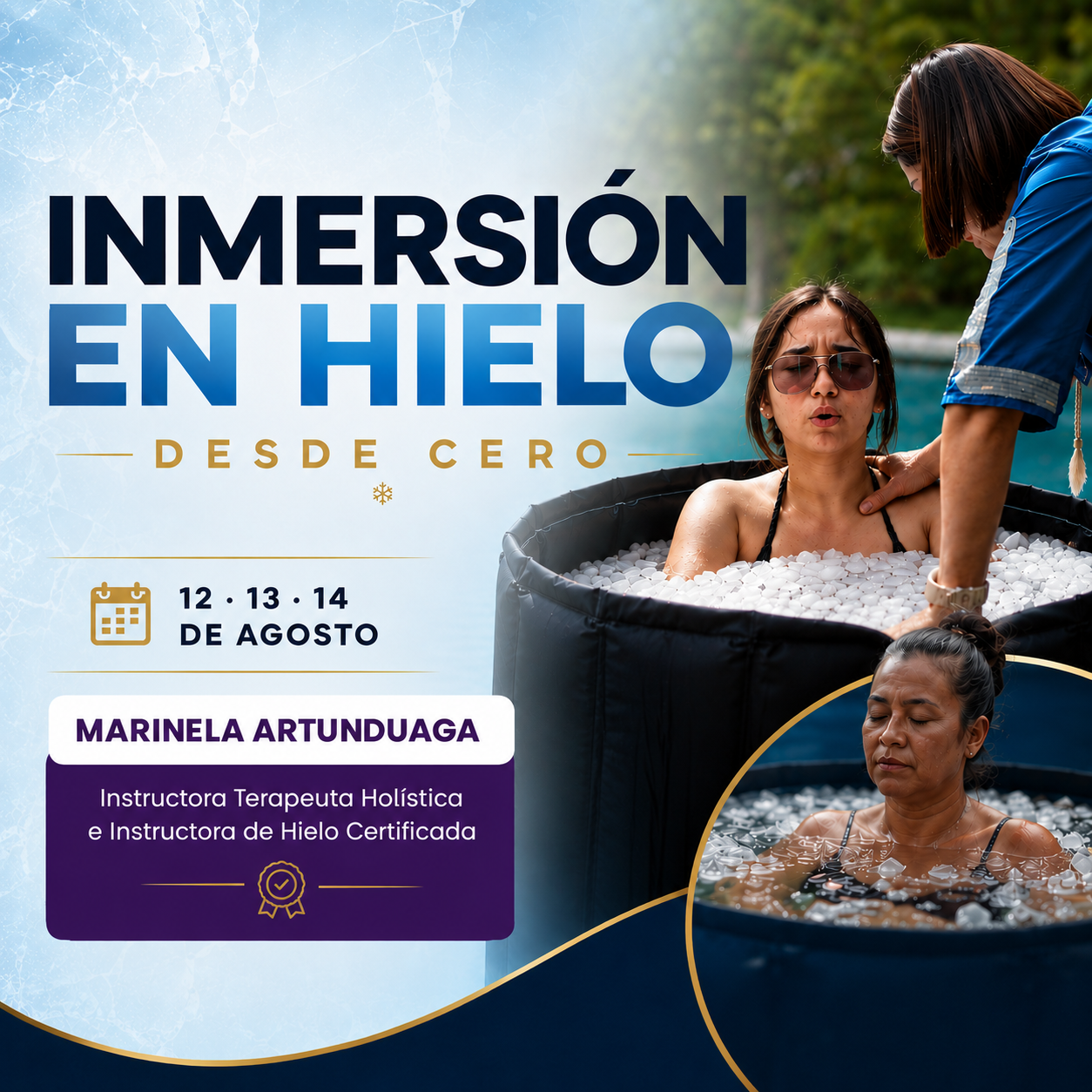 Inmersión en Hielo Desde Cero · Taller con Marinela Artunduaga